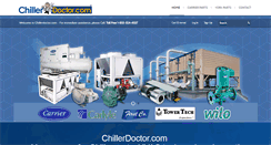 Desktop Screenshot of chillerdoctor.com