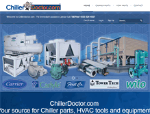 Tablet Screenshot of chillerdoctor.com
